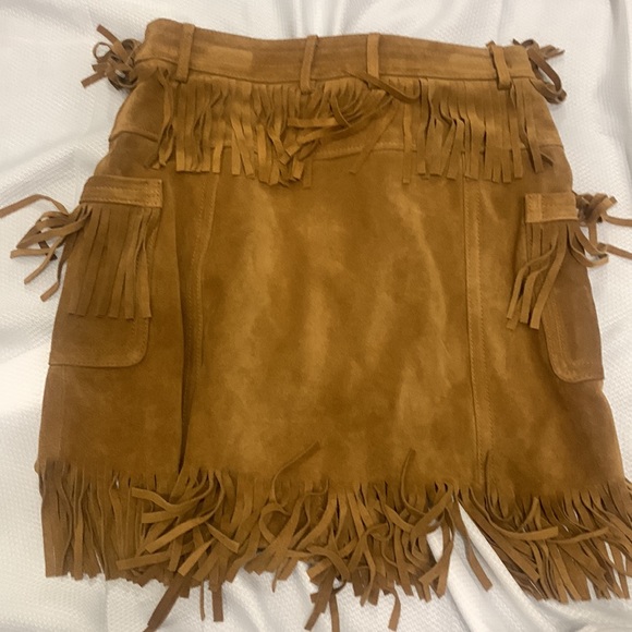 Brown Leather Skirt by Diesel Black Gold - Picture 11 of 11